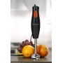Nordmende HMX200 Mixer Immersione, 2 Velocità, Gambo Removibile in Acciaio Inossidabile, 300 W, Nero