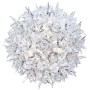Kartell Bloom Cw2 Lampada da Parete G9, Bianco (Cristallo), Ø 28 cm h 22 cm