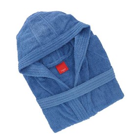 Gabel 09800 23 Accappatoio, 100% Cotone, Blu, XXL