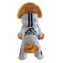 LifeWheel Quattro gambe Cane domestico cappuccio vestiti cappotto Abbigliamento£¬grigio XX-Large