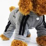 LifeWheel Quattro gambe Cane domestico cappuccio vestiti cappotto Abbigliamento£¬grigio XX-Large