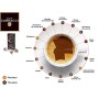 Caffè Carracci, Capsule Compatibili Nespresso, Napoli - 100 Unità