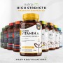 Vitamina A 8.000 UI - Aumenta il Sistema Immunitario e Mantiene la Vista e la Pelle Normali - 2.400 μg di Vitamina A per Capsul
