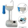 BB Sport Lavello Portatile da Campeggio 19 Litri Serbatoio dell'Acqua Dolce Lavandino Outdoor Mobile
