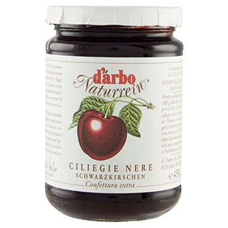 D'ARBO CONFETTURA EXTRA DI CILIEGIE NERE 450 GR