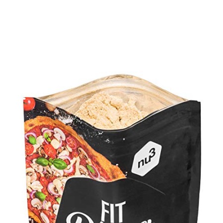 nu3 Mix Farine per Pizza a Basso Contenuto di Carboidrati - Impasto per Pizza Senza Glutine e Lievito ad Alto Contenuto Proteico