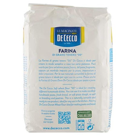 De Cecco Farina Di Grano Tenero 00 - 1Kg