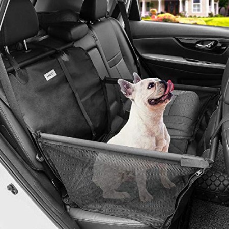 MATCC Seggiolino Auto per Cani Coprisedile per Cane Auto per Il Sedile Posteriore Rimovibile Impermeabile per animali domestici