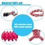 FONPOO Giochi Cane,Corda Cane Resistenti Giochi per Cani Grandi Giochi Cane Cucciolo Set Giochi Cane 10 Pezzi