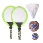 LIOOBO 1 set di racchette da badminton per bambini con palla per giochi sportivi per bambini all'aperto