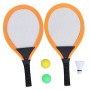 LIOOBO 2pcs Bambini Badminton Racchette da Tennis Set per Sport all'Aria Aperta Genitore-Bambino Sport educativi Giochi Sportivi