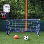 Euopat Football Basket Set di Giocattoli, Basket e Calcio Set di obiettivi Sportivi, Giochi di Calcio all'aperto Giochi di Mini 