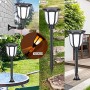 Idealife Luci solari con fiamma tremolante luci a LED impermeabili Illuminazione esterna per giardino Luci decorative da crepusc