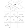 Homfa Libreria Mobile per Archiviazione con Mensola in Legno, Scaffale Cubo per Libri (Bianco, 30x30x106cm)