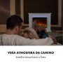 Klarstein Salzburg - Caminetto, Camino Elettrico, Effetto Fiamma, 1000 o 2000 Watt, Retroilluminazione Commutabile, InstaFire, T