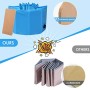 Femor Piscina per Cani, Gatti, Bagno per Cani, Piscina Piegevole, Antiscivolo in PVC, Resistente all'Usura(Blu, 160x160x30cm)
