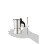 Bialetti Venus Caffettiera in Acciaio Inox, No Induzione, 2 Cups, Inossidabile, Argento