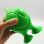Alessi AGV02 GR Gino Zucchino Zuccheriera con Versatore in Resina Termoplastica, Verde
