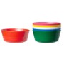 Ikea Kalas - Set di 6 bicchieri e piatti per bambini, multicolore