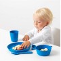 Ikea Kalas - Set di 6 bicchieri e piatti per bambini, multicolore
