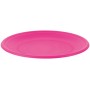 SET DA 21 PEZZI PER FESTA BBQ CAMPEGGIO ESTATE :12 PIATTI 6 BICCHIERI 3 CIOTOLE DA 17, 20 E 24 CM - PLASTICA RIGIDA LAVABILE E R