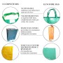 Set Da 3 Contenitori Colorati Bidone Spazzatura Bidoni Raccolta Secchi Pattumiera Per Differenziata Immondizia Cestino Esterno I