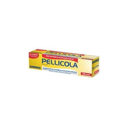 Pellicola trasparente e super aderente con astuccio e seghetto - Rotolo da metri 300 ideale in cucina e per usi alimentari in ge