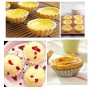 Hileyu 150 Pirottini in Alluminio USA e Getta Stampo per Crostate, Tortine, Muffin, Cupcake, Dolci, Perfetto per Matrimonio Fest