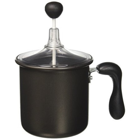 Frabosk Casalinghi 179900 Cappuccino Cream Antiaderente Viva Pentole Cucina, 0.5 Litri, Acciaio, Grigio/Nero