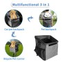 Arkmiido Borsa da Bicicletta per Animali Domestici, Zaino Cane Gatto Trasportino,Portabicicletta per animali da compagnia，Bors