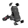 YGL Porta Telefono per Moto con Caricabatterie Wireless e Caricatore USB, Caricabatterie Wireless a Ricarica Rapida 15 W, Suppor