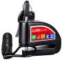 Echoice Antifurto Moto Bloccadisco in Acciaio Inossidabile Impermeabile Lucchetto Antifurto 6mm Allarme Sonoro 110dB con 1.5m Ca