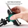 AUKEY Supporto Cellulare Auto 360 Gradi di Rotazione (Garanzia a Vita) Porta Telefono Auto Universale per iPhone 11 / X / 8/7, S