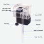 lzndeal - Filtro per serbatoio dell’acqua, sistema di circolazione della purificazione dell’acqua, alimentazione esterna, fi