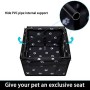 GENORTH Seggiolino Auto per Cani Dog Car Seat Aggiorna Seggiolino Auto Booster per Cani con Coperta per Cani, Perfetto per Anima