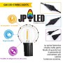JP-LED Catena Di Luci LED【 Con 27 Lampadine Led G40 】Luci Da Esterno E Da Arredamento 【 Lunghezza 10,6 M 】Catena Luminos