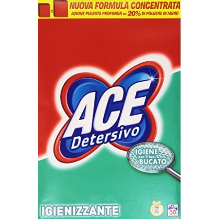 Ace - Detersivo, Igienizzante per il Bucato - 50 Lavaggi