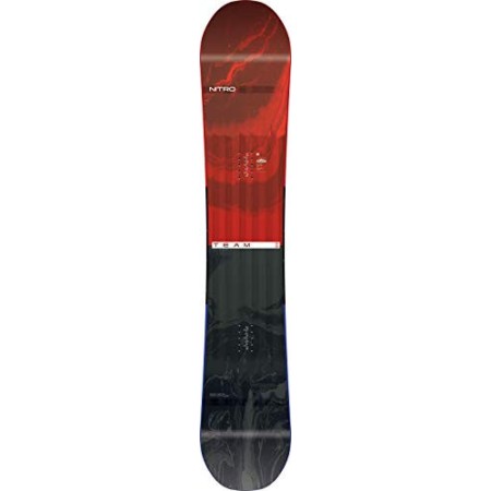 Nitro Snowboards Team '19 vielseitiges all Mountain Snowboard Freestyle Freeride Directional Twin Standard Camber, Tavola. Uomo,