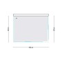 Ogomondo Box Cabina Doccia Corner 3 Lati Cristallo Temprato Trasparente 80x100x80 + Piatto Doccia Porcellana h6,5cm