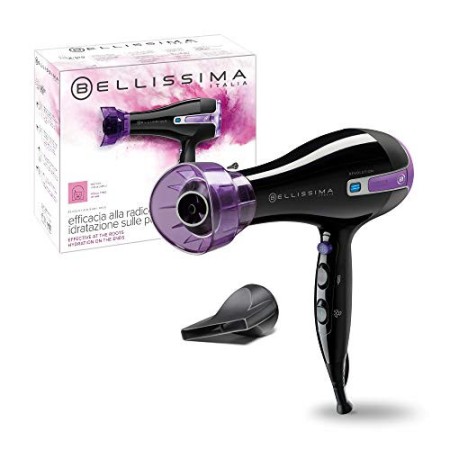 Imetec Bellissima Revolution BHD1 1000 Asciugacapelli Professionale, Motore AC 1400 W, Prestazioni da 2000 W, Sistema Eco Effici