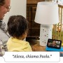 Echo Show 5, Bianco + Amazon Smart Plug (presa intelligente con connettività Wi-Fi), compatibile con Alexa