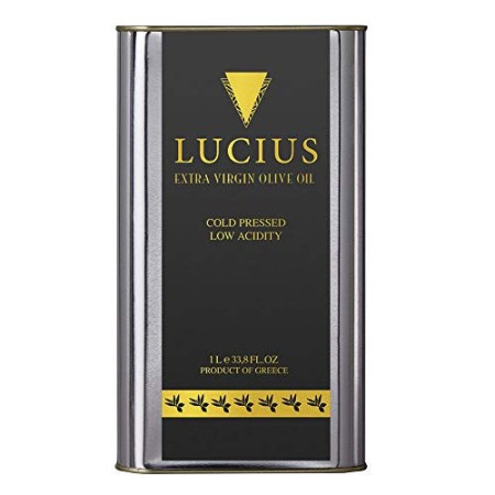 Lucius - Olio Extravergine di Oliva - 1 litro - Olio di Oliva Delicato e Profumato - Monovarietà Koroneiki