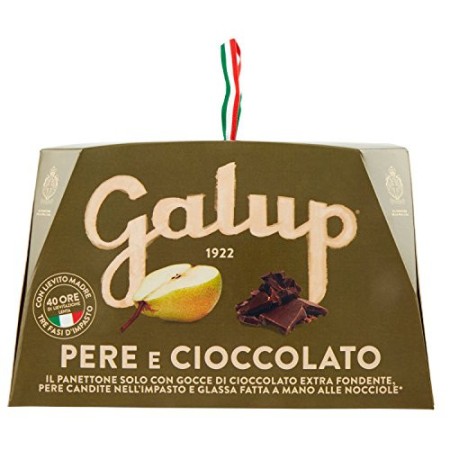 Galup NV16 Panettone Pere e Cioccolato, 750 Gr
