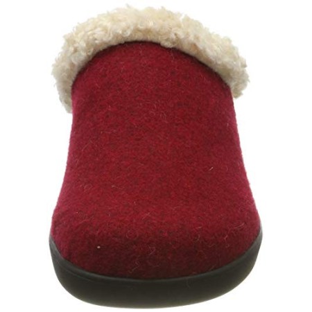 Berkemann Stine, Pantofole Donna, Rosso (Dunkelrot 258), 37.5 EU