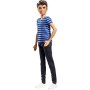 Barbie- Babysitter Uomo con Salatini Una Bambola e 5 Accessori a Tema, Multicolore, FNP43