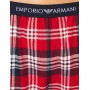 Emporio Armani Underwear Pajamas Set di Pigiama, Scozzese/Blu Marine/Check/Marine Blue, L Donna