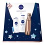 Nivea Happy Balance - Set regalo con borraccia, lozione per il corpo, bagnoschiuma e Labello, piccolo pensiero pieno di momenti 
