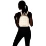 Love Moschino Borsa Matt Nappa Pu, Zainetto Donna, Bianco (Avorio), 30x11x25 cm (W x H x L)