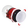 JIAHG - Carillon girevole a 360°, con illuminazione e musica per neonati, ragazzini, bambini, creativi, Babbo Natale, sfera di 
