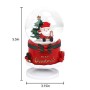 JIAHG - Carillon girevole a 360°, con illuminazione e musica per neonati, ragazzini, bambini, creativi, Babbo Natale, sfera di 